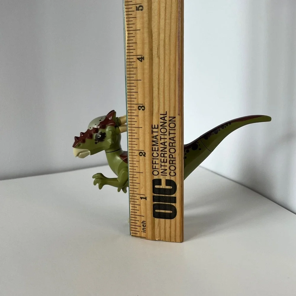 LEGO Jurassic World Stygimoloch Dinosaur Figure Olive Green Brown 75927 75939